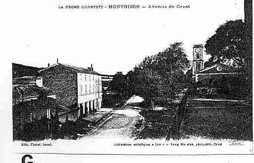 Ville de MONTOISON Carte postale ancienne