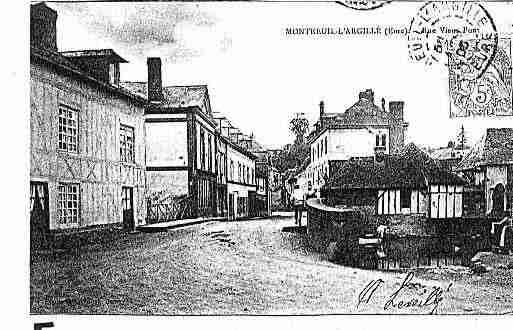 Ville de MONTREUILL\'ARGILLE Carte postale ancienne