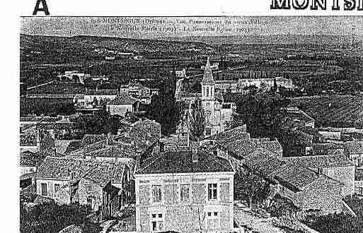 Ville de MONTSEGURSURLAUZON Carte postale ancienne