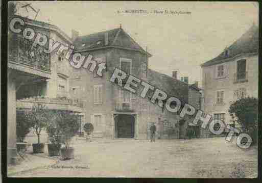 Ville de MORESTEL Carte postale ancienne