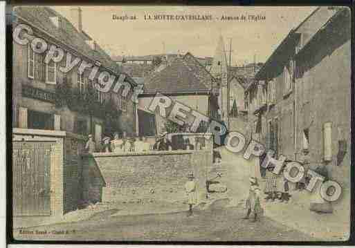 Ville de MOTTED\'AVEILLANS(LA) Carte postale ancienne