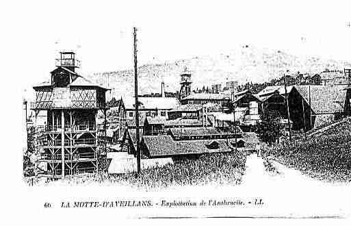 Ville de MOTTED\'AVEILLANS(LA) Carte postale ancienne