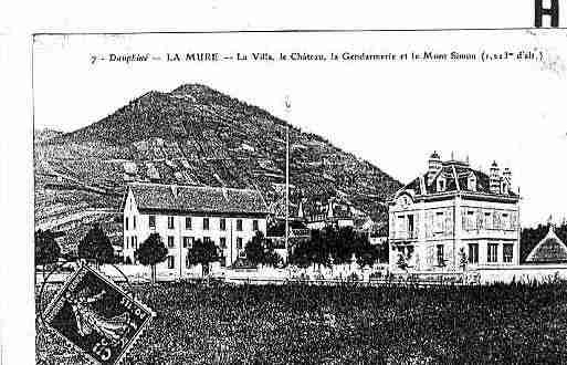 Ville de MURED\'ISERE(LA) Carte postale ancienne