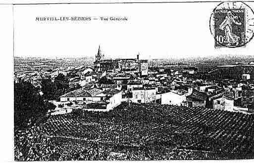 Ville de MURVIELLESBEZIERS Carte postale ancienne