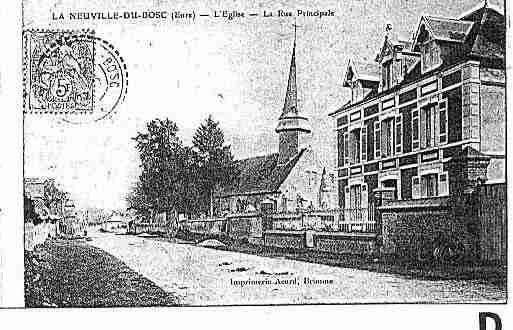 Ville de NEUVILLEDUBOSC(LA) Carte postale ancienne