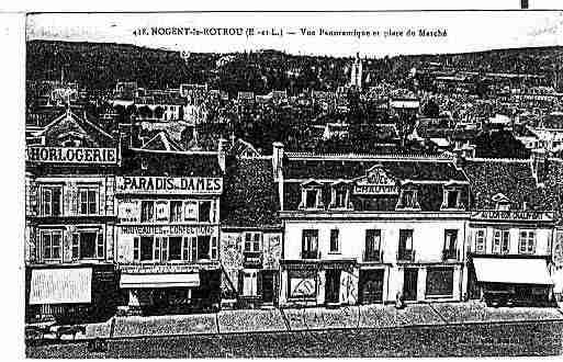 Ville de NOGENTLEROTROU Carte postale ancienne