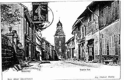 Ville de NOZEROY Carte postale ancienne