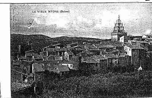 Ville de NYONS Carte postale ancienne