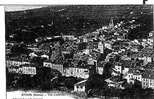 Ville de NYONS Carte postale ancienne