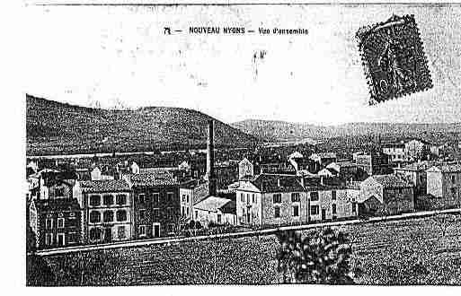 Ville de NYONS Carte postale ancienne