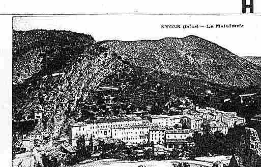 Ville de NYONS Carte postale ancienne