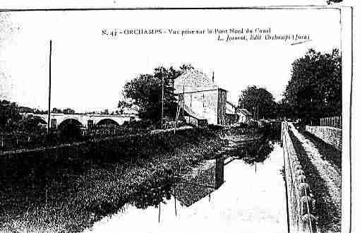 Ville de ORCHAMPS Carte postale ancienne