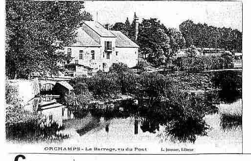 Ville de ORCHAMPS Carte postale ancienne