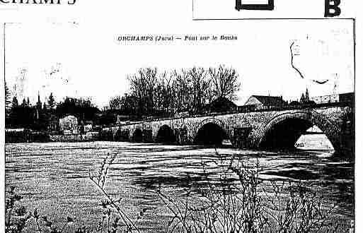 Ville de ORCHAMPS Carte postale ancienne