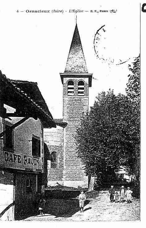 Ville de ORNACIEUX Carte postale ancienne