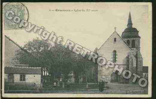 Ville de ORSENNES Carte postale ancienne