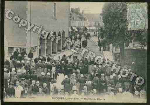 Ville de OUCQUES Carte postale ancienne