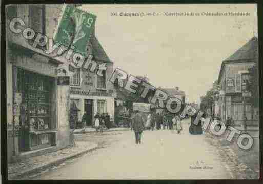 Ville de OUCQUES Carte postale ancienne