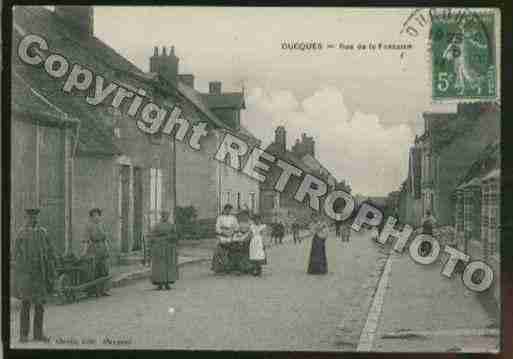 Ville de OUCQUES Carte postale ancienne