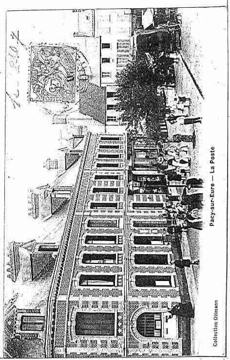Ville de PACYSUREURE Carte postale ancienne Ville de PACYSUREURE Carte postale ancienne
