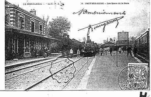 Ville de PACYSUREURE Carte postale ancienne