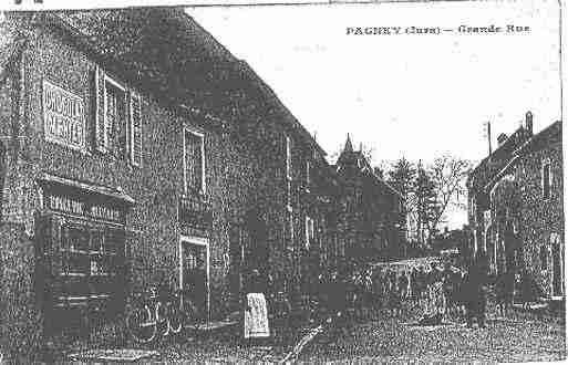 Ville de PAGNEY Carte postale ancienne