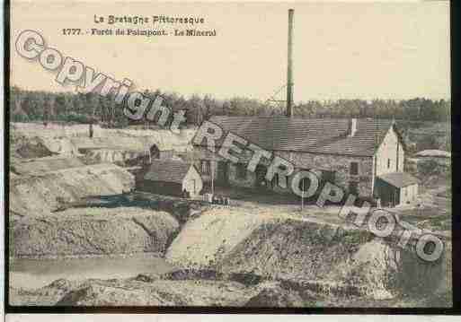 Ville de PAIMPONT Carte postale ancienne