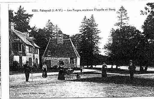 Ville de PAIMPONT Carte postale ancienne