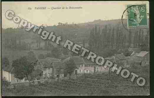 Ville de PASSINS Carte postale ancienne