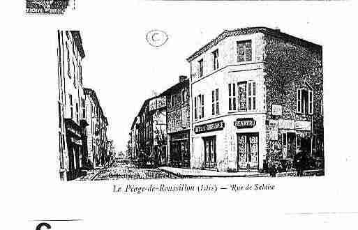 Ville de PEAGEDEROUSSILLON(LE) Carte postale ancienne