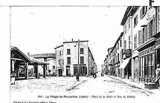 Ville de PEAGEDEROUSSILLON(LE) Carte postale ancienne