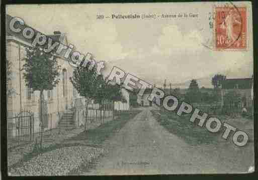 Ville de PELLEVOISIN Carte postale ancienne