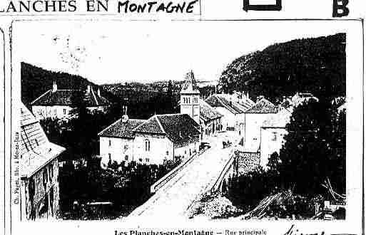 Ville de PLANCHESENMONTAGNE(LES) Carte postale ancienne