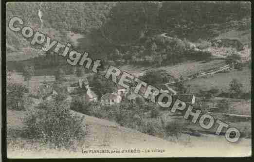 Ville de PLANCHESPRESARBOIS(LES) Carte postale ancienne