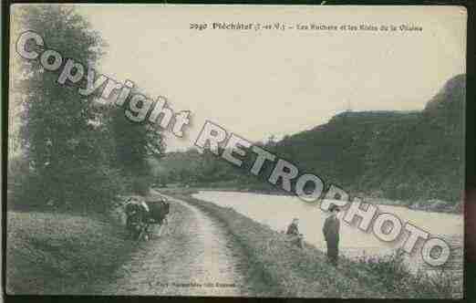 Ville de PLECHATEL Carte postale ancienne