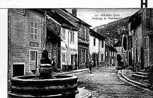 Ville de POLIGNY Carte postale ancienne