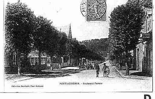 Ville de PONTAUDEMER Carte postale ancienne