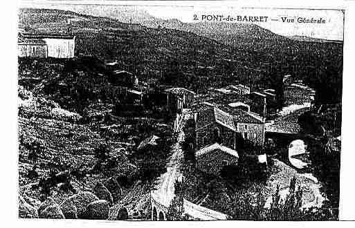 Ville de PONTDEBARRET Carte postale ancienne