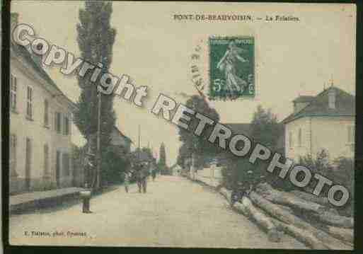 Ville de PONTDEBEAUVOISIN(LE) Carte postale ancienne