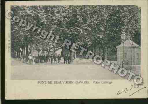 Ville de PONTDEBEAUVOISIN(LE) Carte postale ancienne