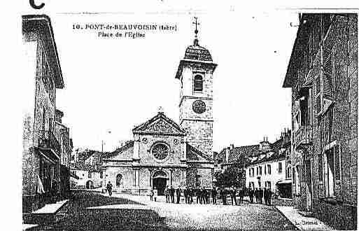 Ville de PONTDEBEAUVOISIN(LE) Carte postale ancienne