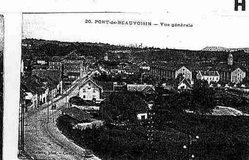 Ville de PONTDEBEAUVOISIN(LE) Carte postale ancienne