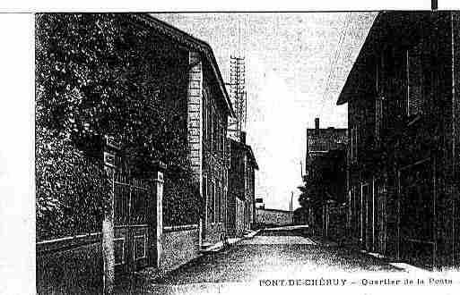 Ville de PONTDECHERUY Carte postale ancienne