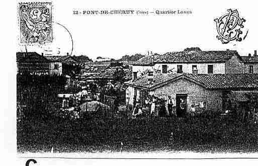 Ville de PONTDECHERUY Carte postale ancienne