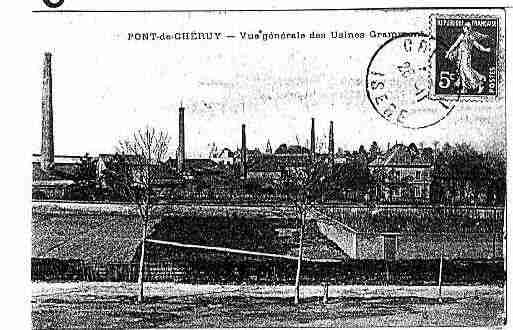 Ville de PONTDECHERUY Carte postale ancienne