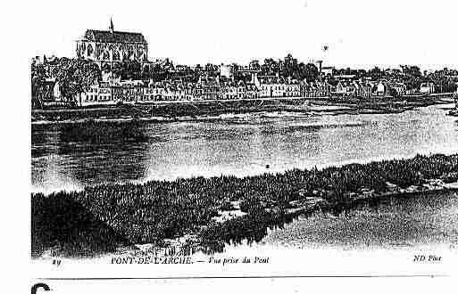 Ville de PONTDEL\'ARCHE Carte postale ancienne