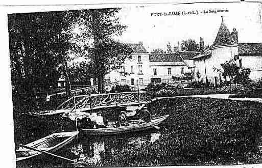 Ville de PONTDERUAN Carte postale ancienne