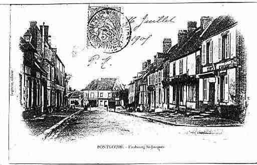 Ville de PONTGOUIN Carte postale ancienne