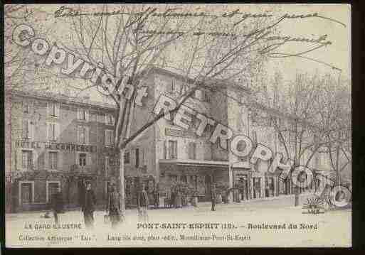 Ville de PONTSAINTESPRIT Carte postale ancienne