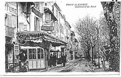 Ville de PONTSAINTESPRIT Carte postale ancienne